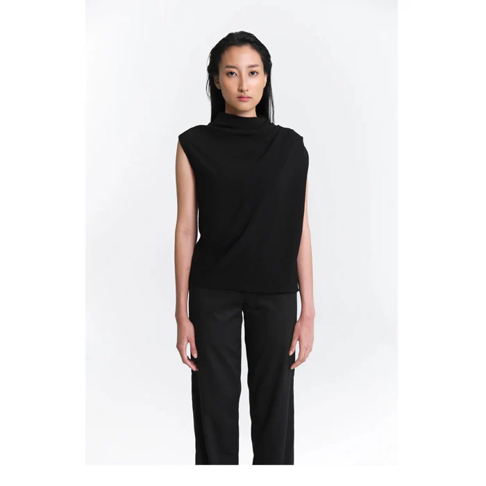 Melt Top Sleeveless Black - Image 2