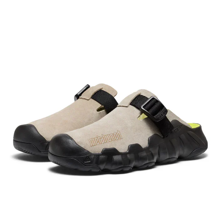 MEN'S HYPERPORT CLOG LEATHER x METALWOOD - PLAZA TAUPE/BLACK - Image 3