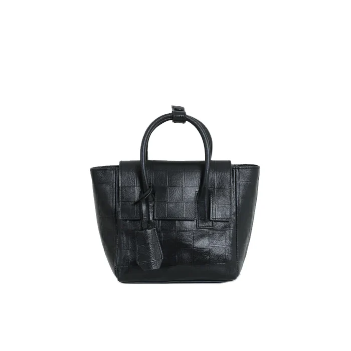 MINI ESSENS BAG CHECK BLACK
