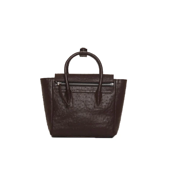 MINI ESSENS BAG OSTRICH BROWN - Image 7