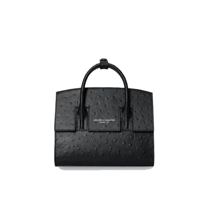 Mini Isolation Bag Ostrich Black