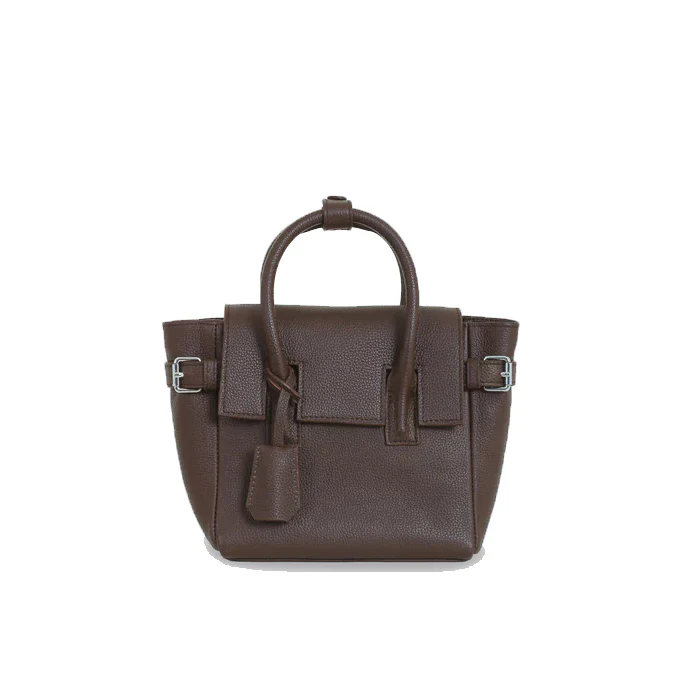 MINI ROCCO BAG GRAIN BROWN