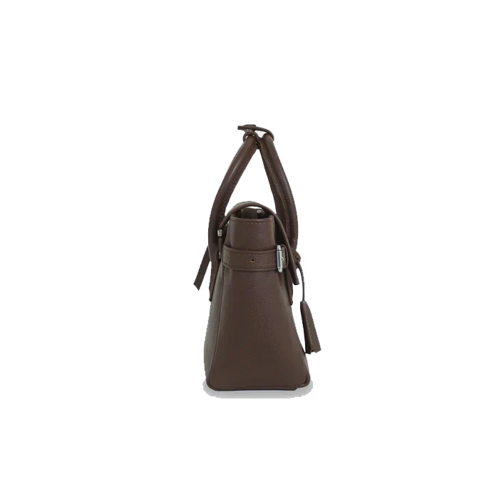 MINI ROCCO BAG GRAIN BROWN - Image 4