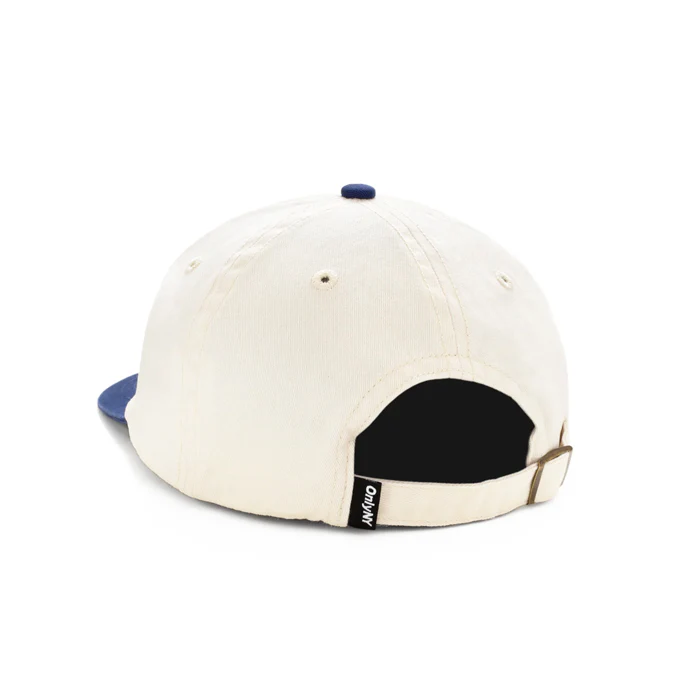 MONOGRAM BALL CAP - NATURAL/NAVY - Image 2