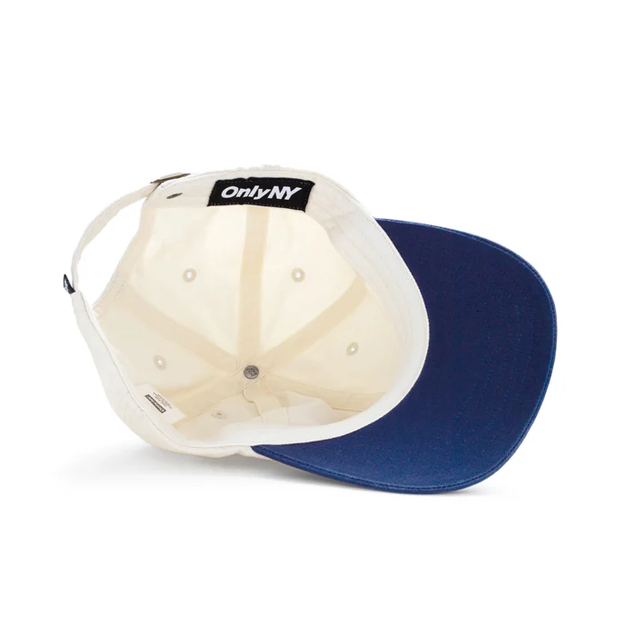 MONOGRAM BALL CAP - NATURAL/NAVY - Image 3