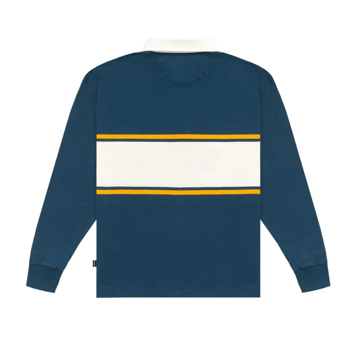 NEW YORK RUGBY STRIPE SHIRT - NAVY/NATURAL - Image 2
