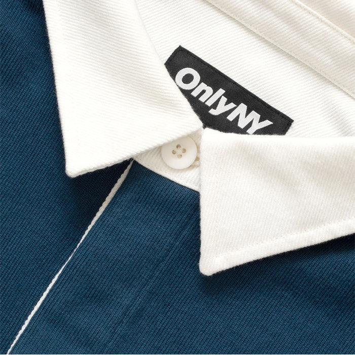 NEW YORK RUGBY STRIPE SHIRT - NAVY/NATURAL - Image 3