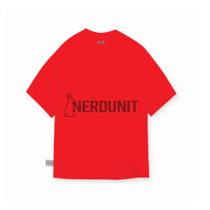 NU x FR2 Basic Tee | Red - Image 2