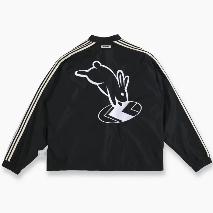 NU x FR2 Rabbit Hole Coach Jacket | Black - Image 2