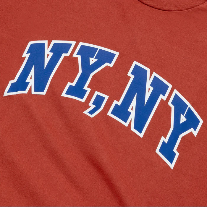 NY LONG SLEEVE T-SHIRT - RUST ORANGE - Image 2