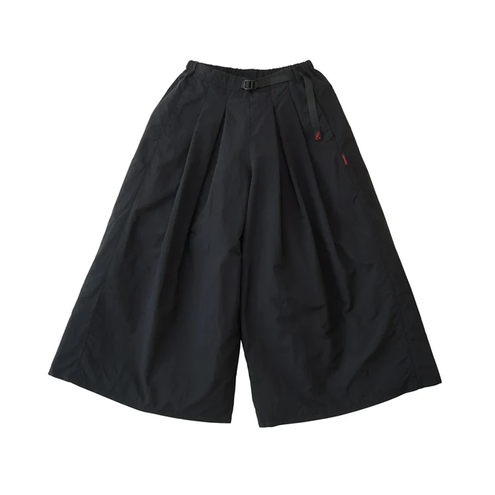 NYLON FLARE PANT BLACK
