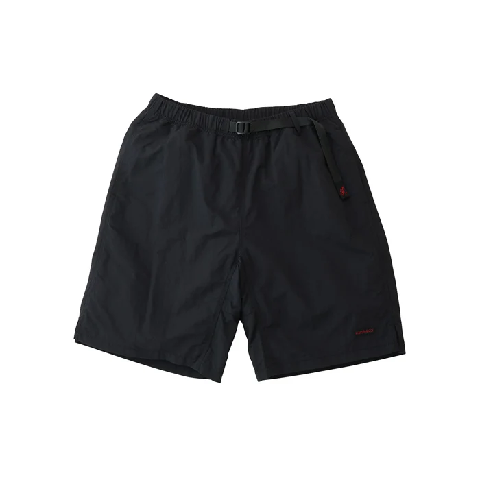 NYLON PACKABLE G-SHORT BLACK