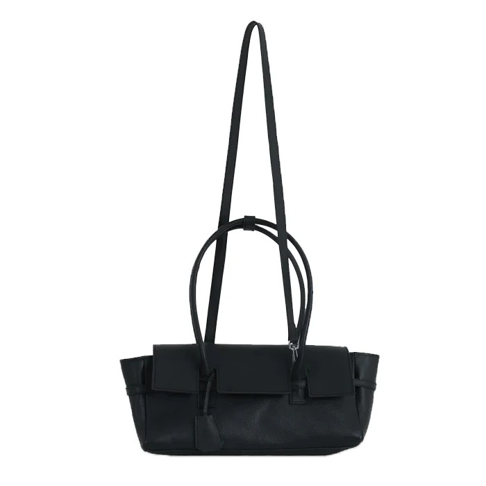 OBI BAGUETTE BAG GRAIN BLACK - Image 3