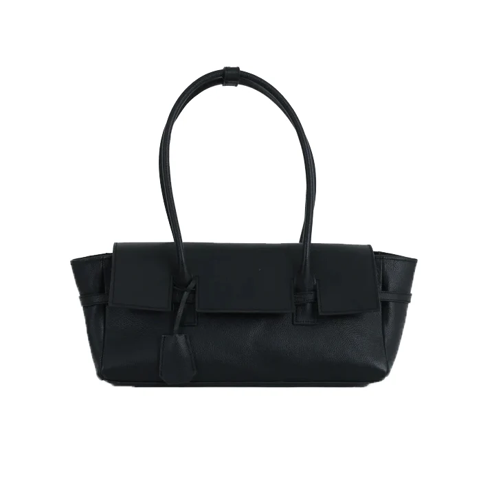 OBI BAGUETTE BAG GRAIN BLACK - Image 4