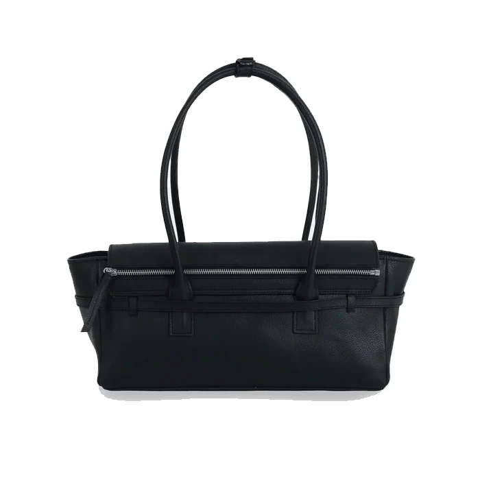 OBI BAGUETTE BAG GRAIN BLACK - Image 4