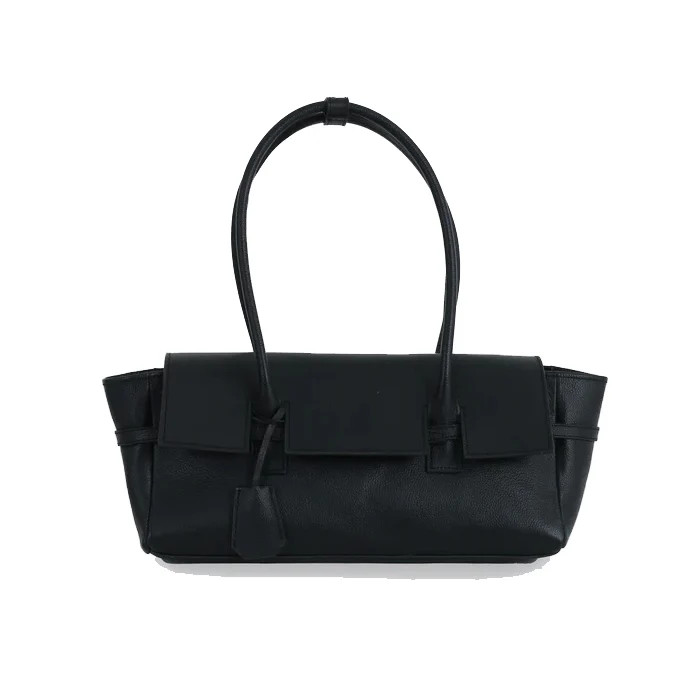 OBI BAGUETTE BAG GRAIN BLACK - Image 5