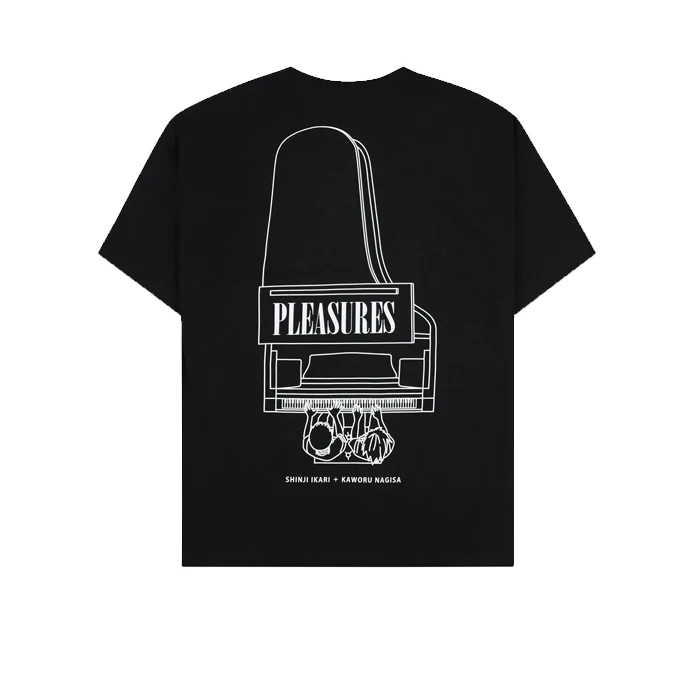 EVANGELION X PLEASURE PIANO T-SHIRT - BLACK - Image 2
