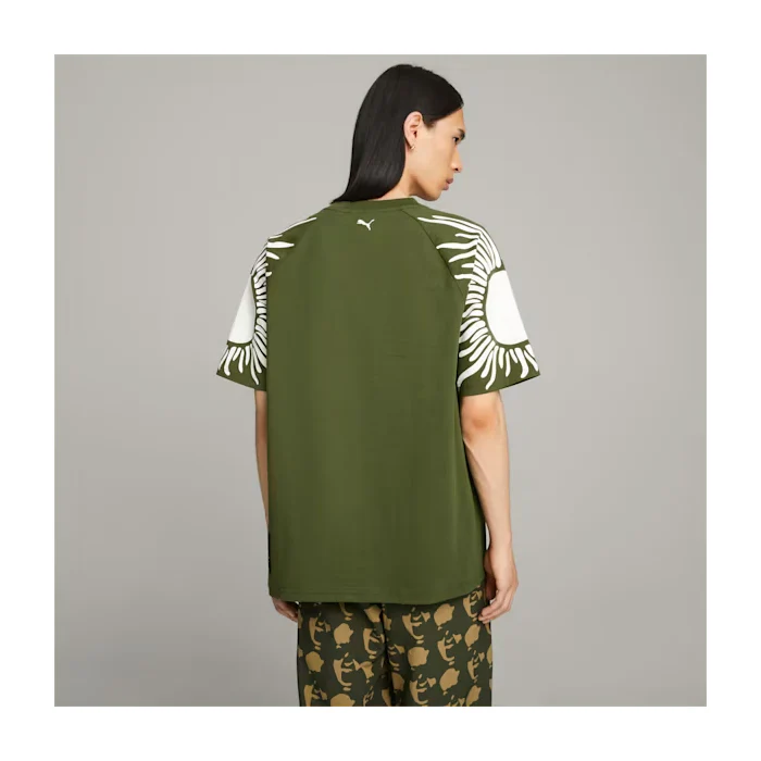 PUMA x PLEASURES Sun Graphic Tee Myrtle - Image 4