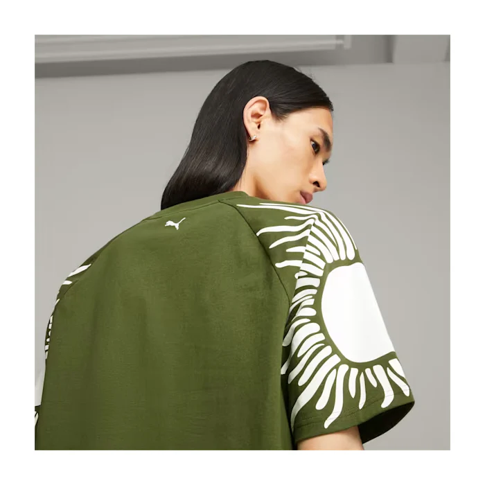 PUMA x PLEASURES Sun Graphic Tee Myrtle - Image 5