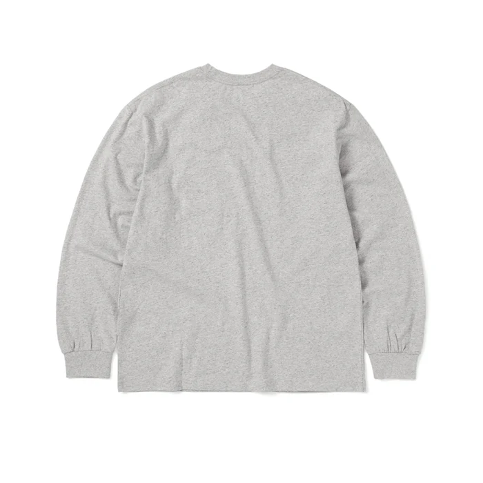 R-Logo L/S Tee - Heather Grey - Image 3