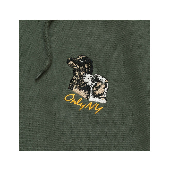RETRIEVER ZIP UP HOODIE - DARK OLIVE - Image 3