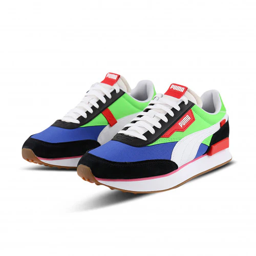 RIDER PLAY ON Puma Black-Fluo Green-Dazz - Image 3