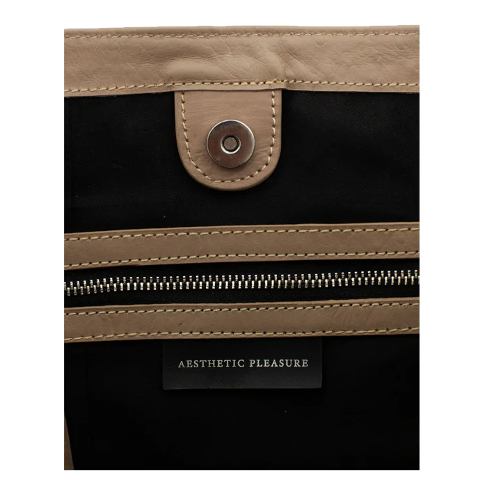 ROCCO BAG OSTRICH BEIGE - Image 3