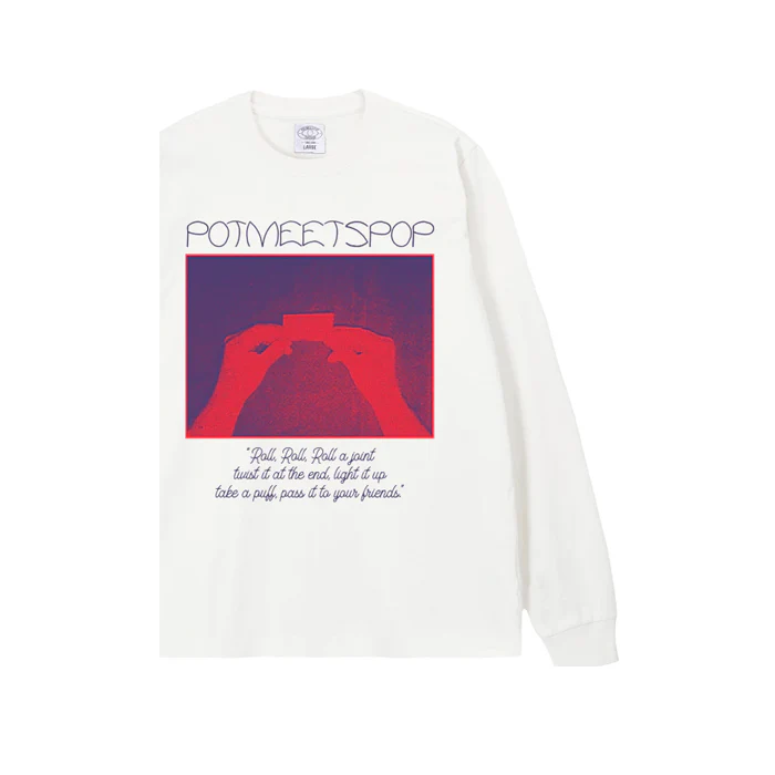 ROLL LS TEE WHITE - Image 3