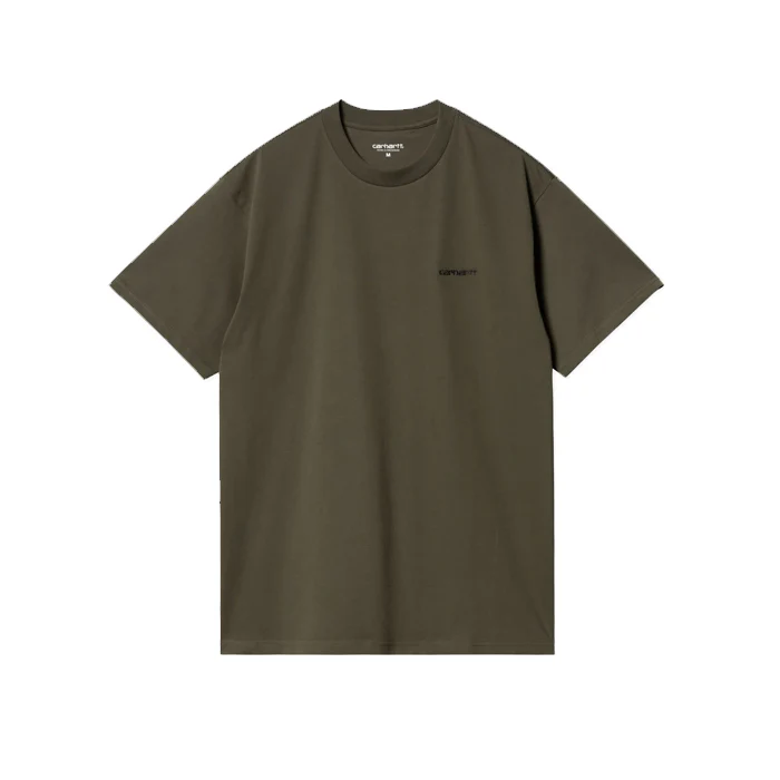 S/S Script Embroidery T-Shirt