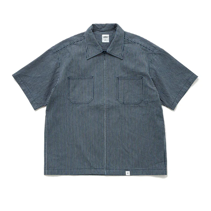 S/S ZIP UP SHIRT "GIBSON"