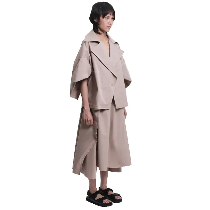 SEMI SKIRT BEIGE - Image 3