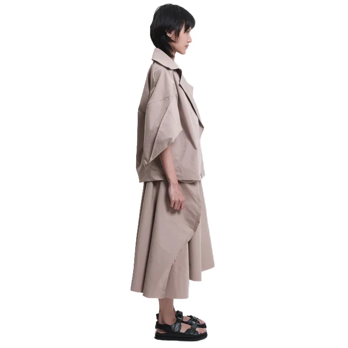 SEMI SKIRT BEIGE - Image 4