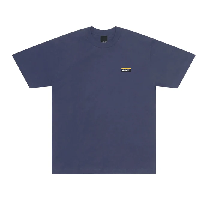 SUBWAY LOGO T-SHIRT - SLATE/YELLOW