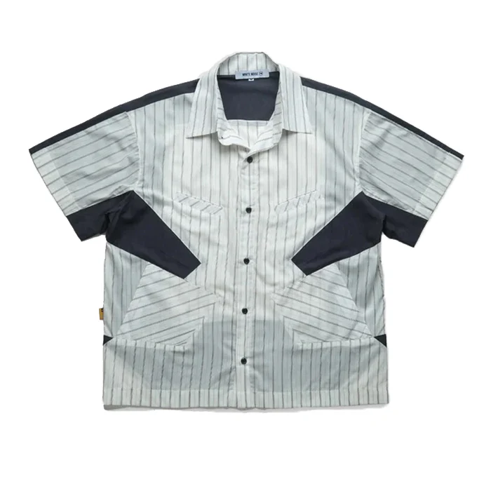 TAPER SHORT SLEEVE BUTTON UP