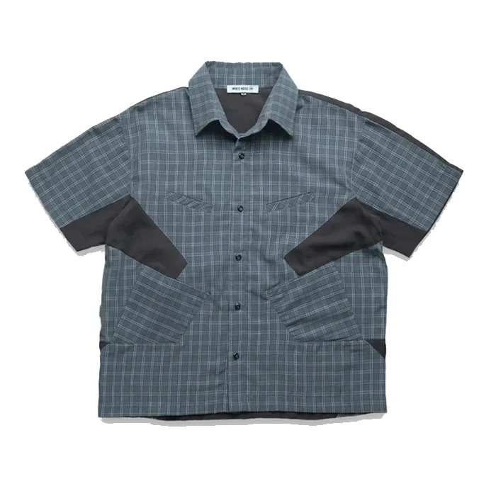TAPER SHORT SLEEVE BUTTON UP