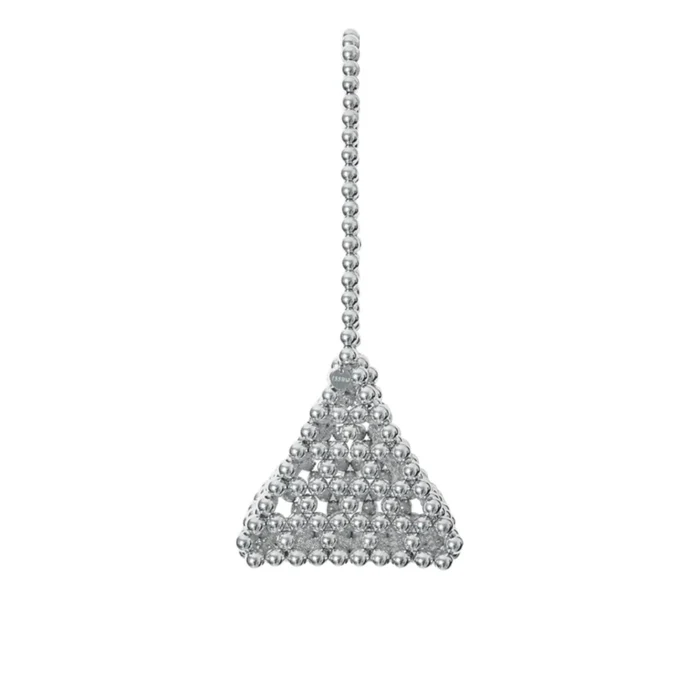 Triangular Long Bag Silver - Image 3