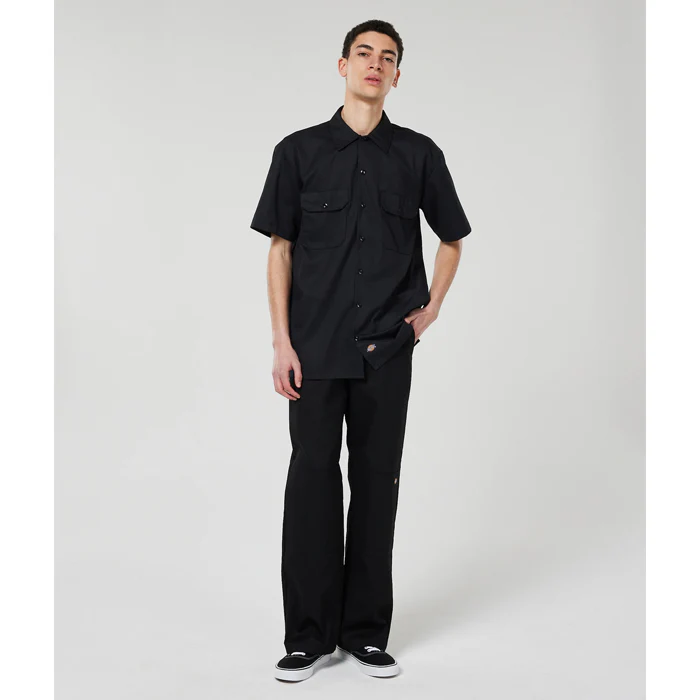 TWILL DOUBLE KNEE PANT (BLACK) - Image 5