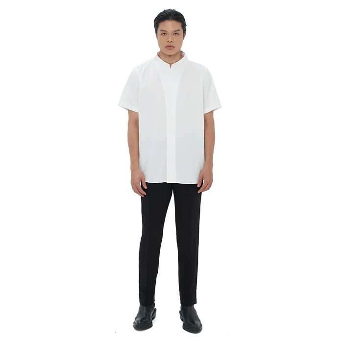 WHITE COLLARLESS PART 1 SHORT - Image 2
